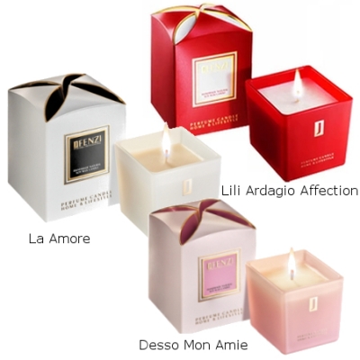 JFenzi Natural Soy Candle - Promotional Set 3 pcs., La Amore, Ardagio Affection, Desso Mon Amie