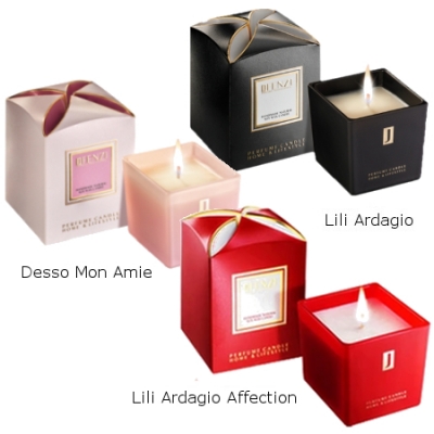 JFenzi Natural Soy Candle - Promotional Set 3 pcs., Lili Ardagio, Lili Ardagio Affection, Desso Mon Amie