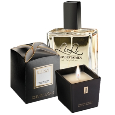 JFenzi Lili Ardagio - Promotional Set, Eau de Parfum, Natural Soy Candle