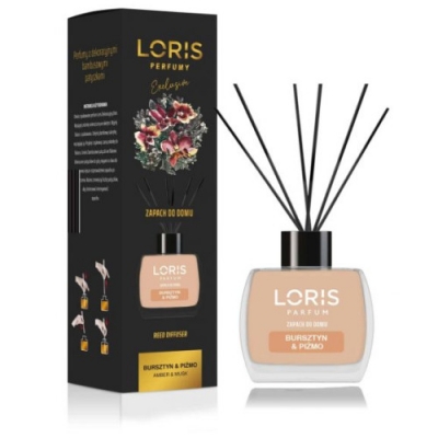 Loris Amber & Musk, Home Reed Diffuser - 120 ml